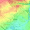 Mapa topográfico Tressange, altitude, relevo