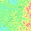 Mapa topográfico Santana do Tabuleiro, altitude, relevo