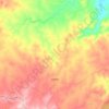 Mapa topográfico Liston, altitude, relevo