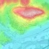 Mapa topográfico Scy-Chazelles, altitude, relevo