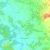 Mapa topográfico Sainte-Sévère, altitude, relevo