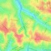 Mapa topográfico Água Rasa, altitude, relevo