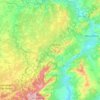 Mapa topográfico Terra Alta, altitude, relevo