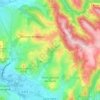 Mapa topográfico Saint-Laurent-les-Tours, altitude, relevo