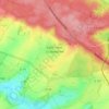 Mapa topográfico Saint-Nom-la-Bretèche, altitude, relevo