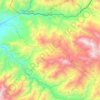 Mapa topográfico Lucma, altitude, relevo