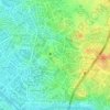 Mapa topográfico Mauway, altitude, relevo