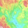 Mapa topográfico Ouse, altitude, relevo