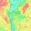 Mapa topográfico Briosco, altitude, relevo