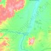 Mapa topográfico Malhada, altitude, relevo