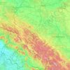Mapa topográfico Ancient and Primeval Beech Forests of the Carpathians and Other Regions of Europe, altitude, relevo