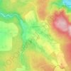 Mapa topográfico Gottsbüren, altitude, relevo