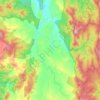 Mapa topográfico Anembo, altitude, relevo