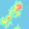 Mapa topográfico 浮鹰岛, altitude, relevo
