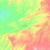 Mapa topográfico Fronteiras, altitude, relevo