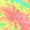 Mapa topográfico 80370, altitude, relevo