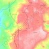 Mapa topográfico Baganihan, altitude, relevo