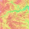 Mapa topográfico Одинцовский городской округ, altitude, relevo