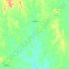 Mapa topográfico Pintadas, altitude, relevo
