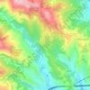 Mapa topográfico Civezza, altitude, relevo