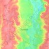 Mapa topográfico Тамбов, altitude, relevo