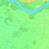 Mapa topográfico Ouvrouer-les-Champs, altitude, relevo