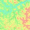 Mapa topográfico Lamim, altitude, relevo