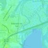 Mapa topográfico Cidade Verde, altitude, relevo