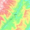 Mapa topográfico 太原镇, altitude, relevo