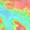 Mapa topográfico Saint-Aubin-le-Cauf, altitude, relevo