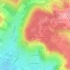 Mapa topográfico Andilly, altitude, relevo