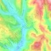 Mapa topográfico Camburat, altitude, relevo