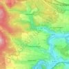 Mapa topográfico Heistenbach, altitude, relevo