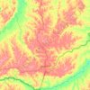 Mapa topográfico Capixaba, altitude, relevo