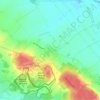 Mapa topográfico Thoiry, altitude, relevo