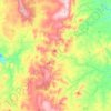 Mapa topográfico Brejinho das Ametistas, altitude, relevo