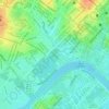 Mapa topográfico Porto, altitude, relevo