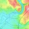 Mapa topográfico Sandershausen, altitude, relevo