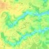 Mapa topográfico Chácara Parreiral, altitude, relevo