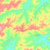 Mapa topográfico Boa Vista, altitude, relevo