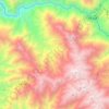 Mapa topográfico Macate, altitude, relevo