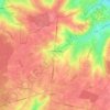 Mapa topográfico La Flamengrie, altitude, relevo