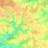 Mapa topográfico Thurey, altitude, relevo