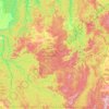 Mapa topográfico Apuí, altitude, relevo