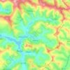 Mapa topográfico Cătina, altitude, relevo