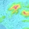 Mapa topográfico Pé Pequeno, altitude, relevo