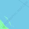 Mapa topográfico Green Turtle Cay, altitude, relevo