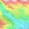 Mapa topográfico Latour-de-Carol, altitude, relevo