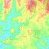 Mapa topográfico Dunoon, altitude, relevo
