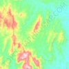Mapa topográfico Doughboy, altitude, relevo